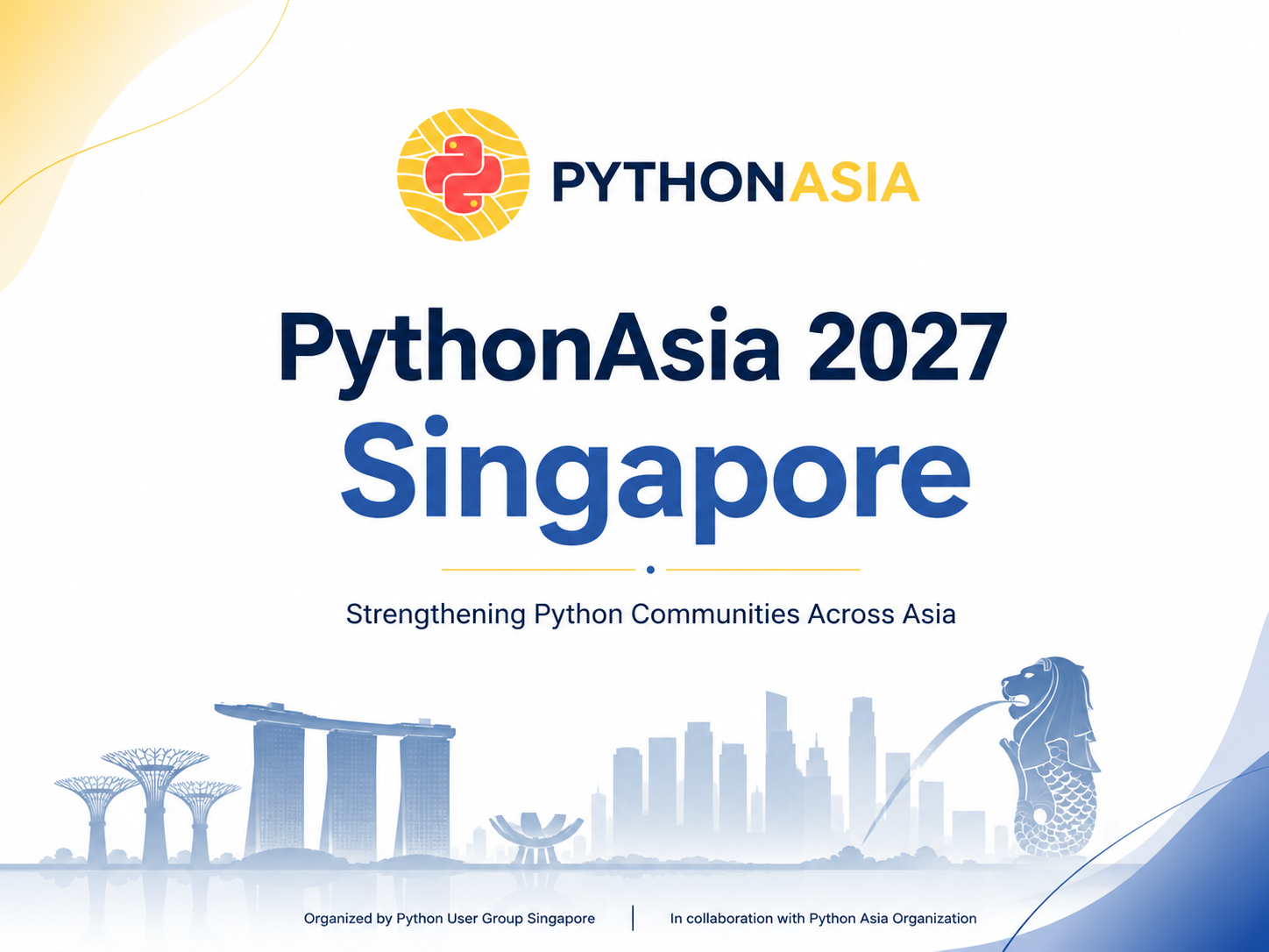 PythonAsia 2027 Singapore event artwork
